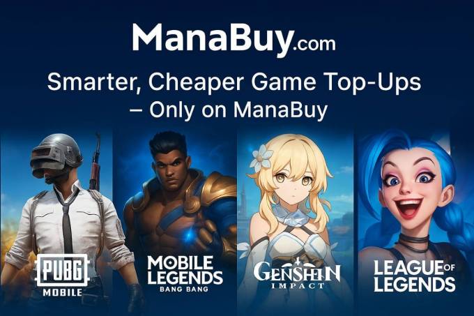 ManaBuy Official Recharge Banners – Power Up Genshin, PUBG, MLBB Instantly